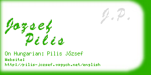 jozsef pilis business card